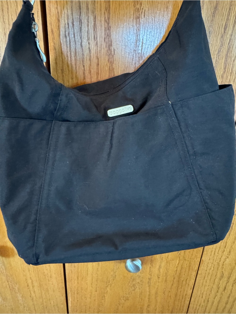 Baggallini Black Hobo tote crossbody/Shoulder Bag